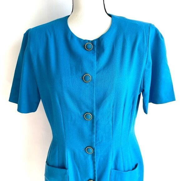 VTG 80s Debra Martin Dress - Picture 2 of 5